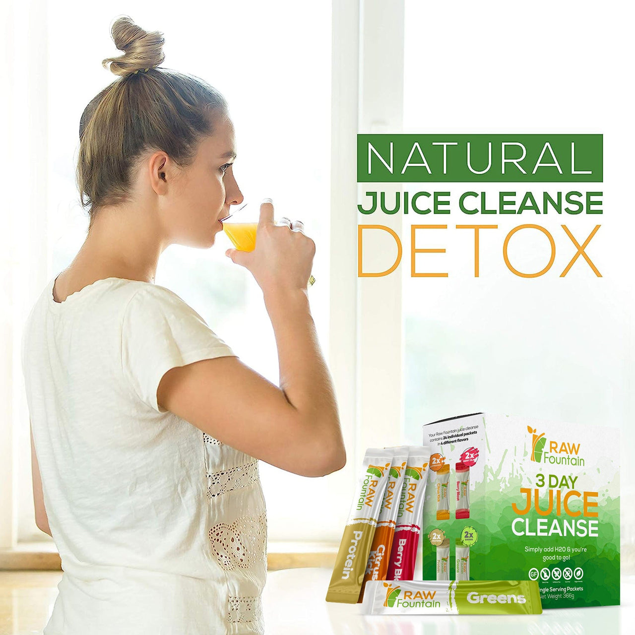 3-Day Powder Cleanse | 24 Packets view 6